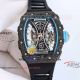 swiss replica Richard Mille RM 53-01 Tourbillon Pablo Mac Donough carbon fiber blue strap watch (3)_th.jpg